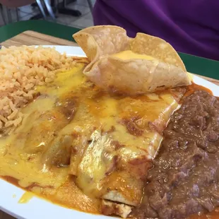 Lunch enchiladas