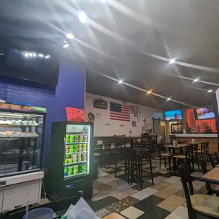 the interior of a restaurant