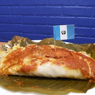 Tamal de pollo estilo guatemala