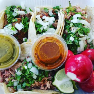 Hands down carnitas are my favorite. It was a mixture of carnitas, buches and cueritos. Delicious and satisfying!