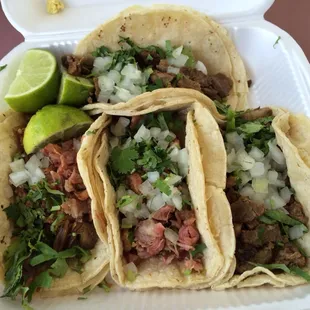 2 de asada 2 de carnitas