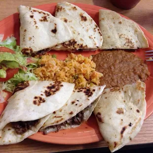 a plate of food
