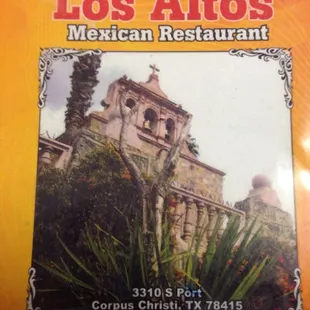 the front of the restaurant
