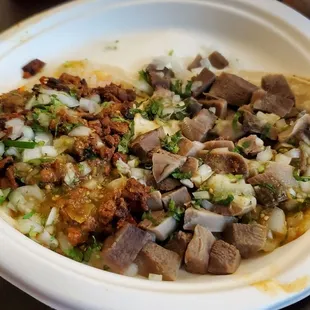 a plate of food