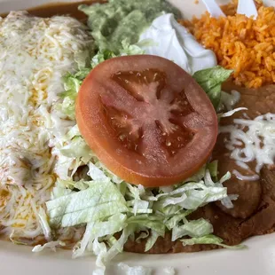 Enchiladas plate