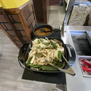 Peppers and salsa