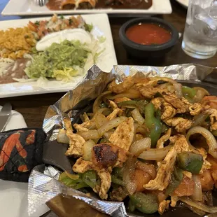 Chicken fajitas