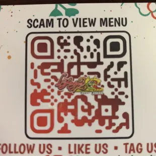 QRcode to Menu