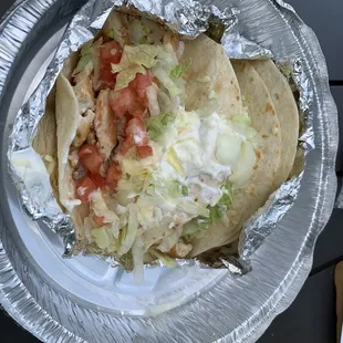 Chicken tacos