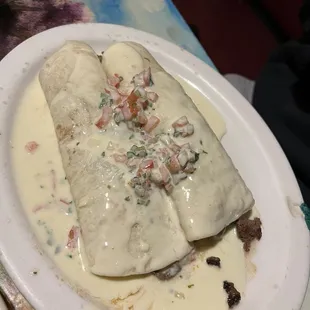 Cheese Steak Burritos