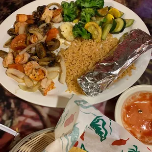 Fajita plate
