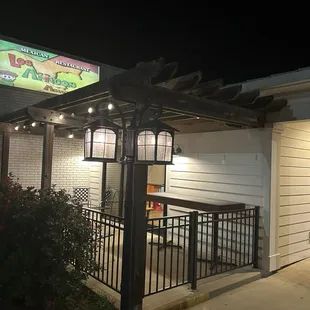 Outside so nice and inviting