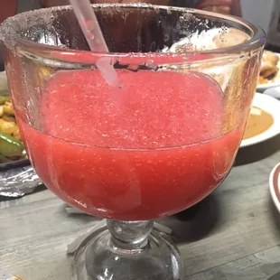 Strawberry Frozen Margarita Large.  And its huge! And awesome.