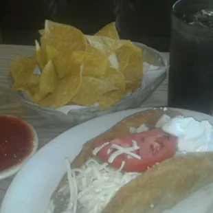 Stopped in for a quick taco salad...