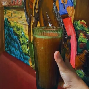 Frozen marg in cactus cup!!