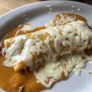 Beef enchilada