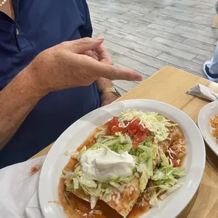 Chicken Burrito Plate