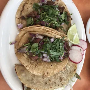 Fresh made tortillas