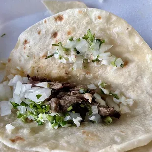 Steak taco