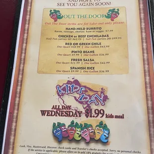 dessert, menu