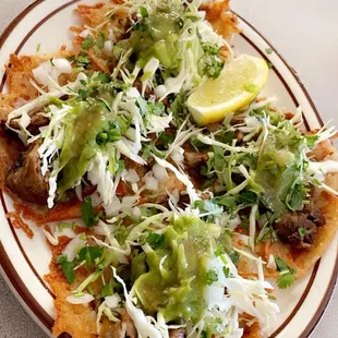 Keto Tacos Carnitas  (cheese shells)