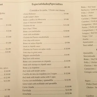 Specials (middle page)