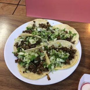 #1 steak street tacos