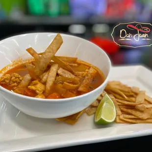 Chicken tortilla soup.