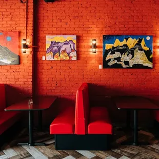 All Art Work at Los Andes are for sale.  Supporting local arties