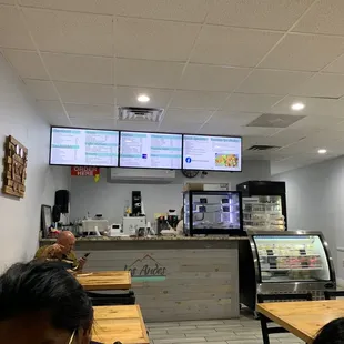 Small, 7 tables for 4. My son said it&apos;s a hidden gem!