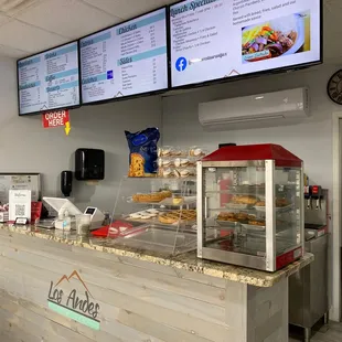 Counter for ordering &amp; expanded menu that doesn&apos;t show online