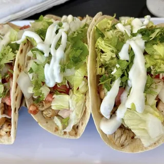 3 Chicken Tacos