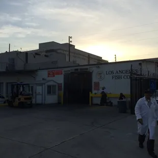 Business in full swing.