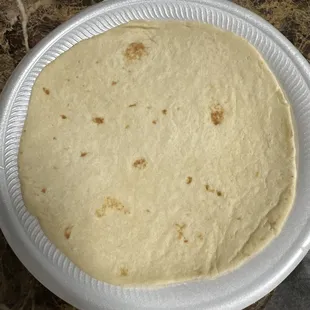 Nice size tortilla