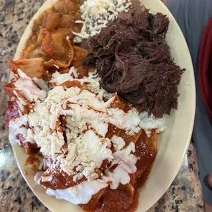 Chilaquiles, Rojo