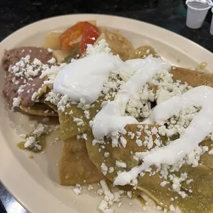 Chilaquiles Salsa Verde Tacos