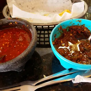 Just two of their best  salsas.