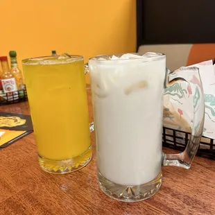 Piña &amp; Horchata Agua Fresca (Large portions!)