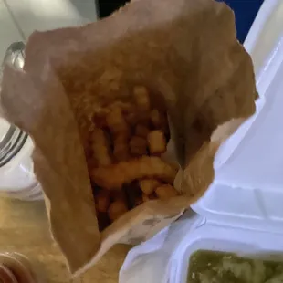Bag of fries anyone? So good!