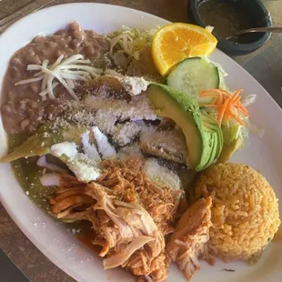 a plate of mexican food with the words what a vibe