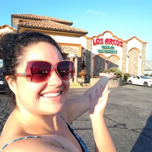 Here's the spot for cool drink and tacos, smile courtesy of Miranda Newman.