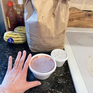 "Large" salsa