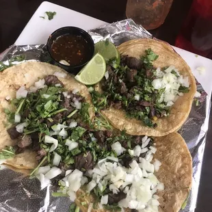 Steak Mexican Street Tacos