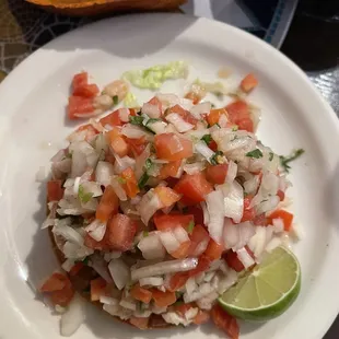 Ceviche Tostada