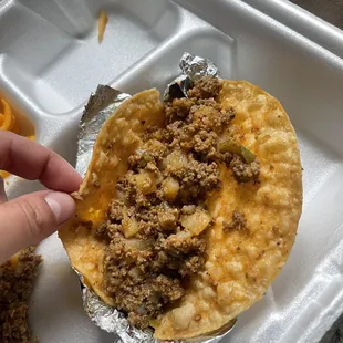 Crispy taco