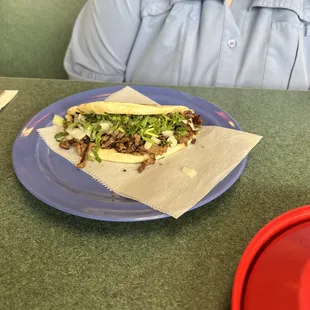 Chilaquiles with Eggs And a Pirata Taco