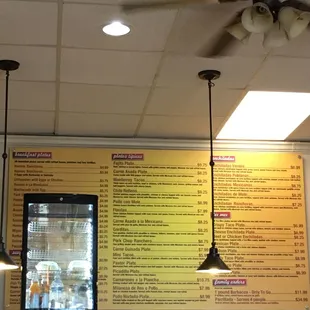 Big selection on the menu