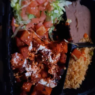 a plate of food