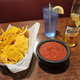 Chips and salsa.