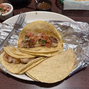Shrimp tacos
